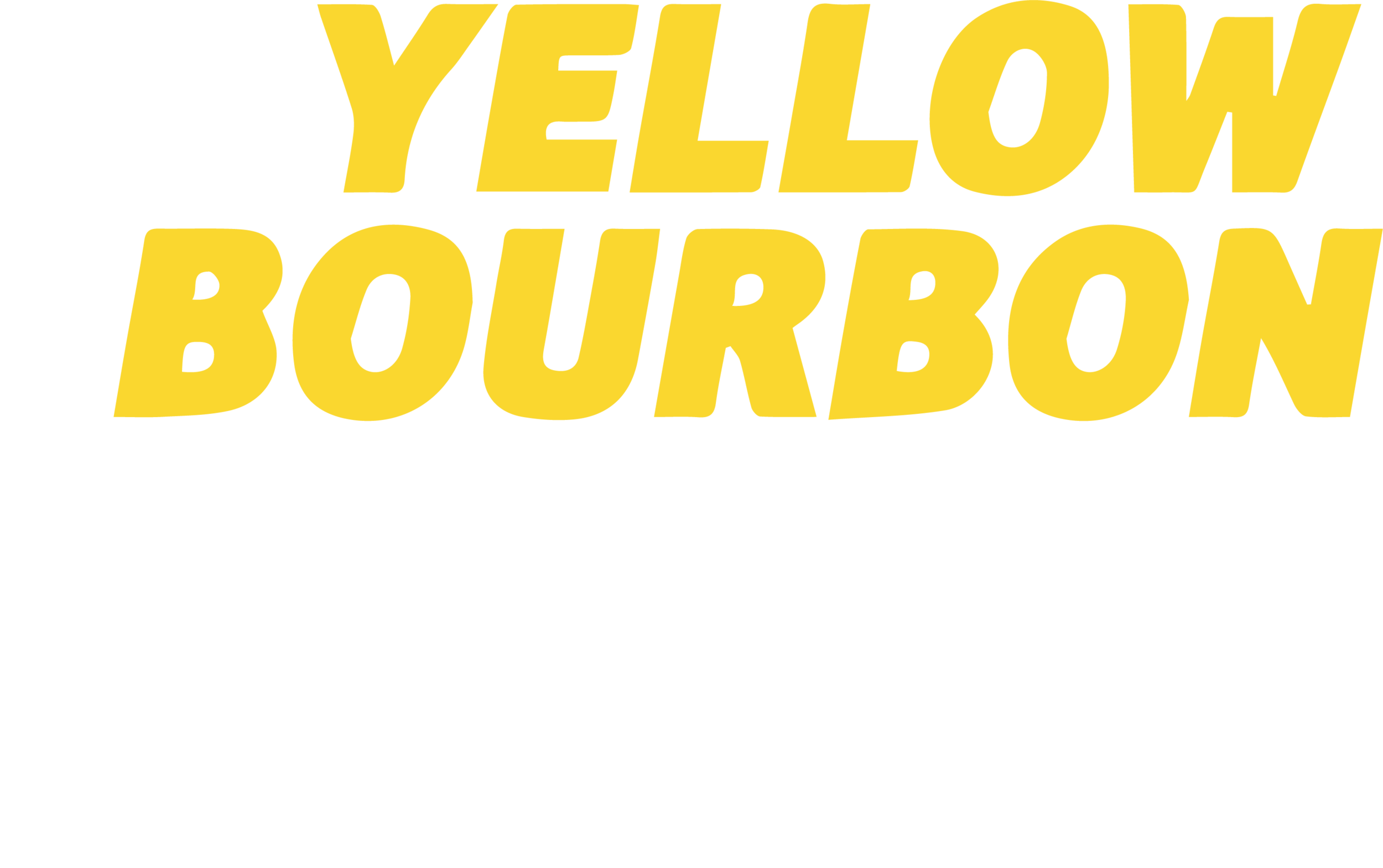 yellow bourbon coffee logo